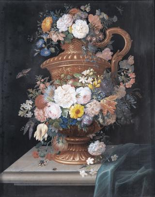 A Still Life of Flowers in a Vase