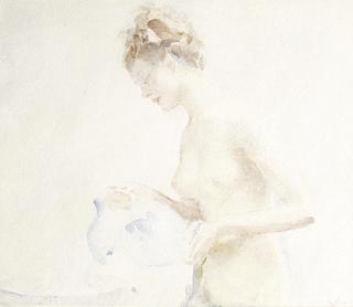 Girl washing