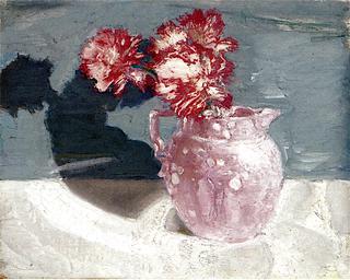 Pink Lustre with Carnations