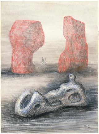 Sculpture and Red Rocks