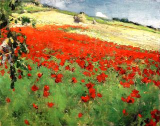Landscape with Poppies