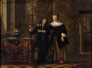 The astronomer and his wife