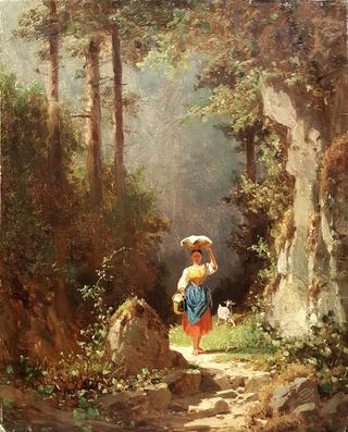 Girl with Goat
