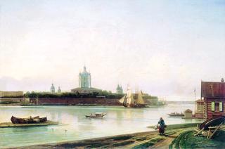 A View of Smolny Monastery, St. Petersburg