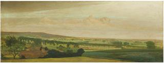 A panorama view of Tiegem