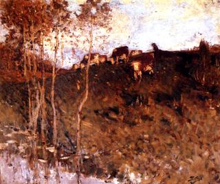 Cows in a Landscape