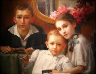 Portrait of Three Children