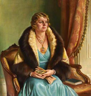 Mrs C. H. Curtis, Mayoress of Brentford and Chiswick Borough Council