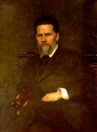Portrait of the Artist Ivan Kramskoy.