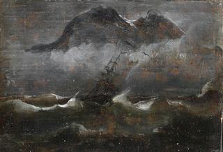 Sailing in coastal landscape