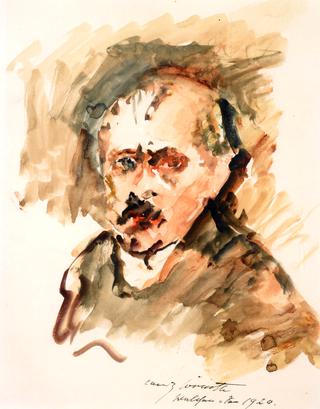 Self-Portrait with Moustache