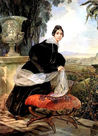 Portrait of Princess Ye. P. Saltykova