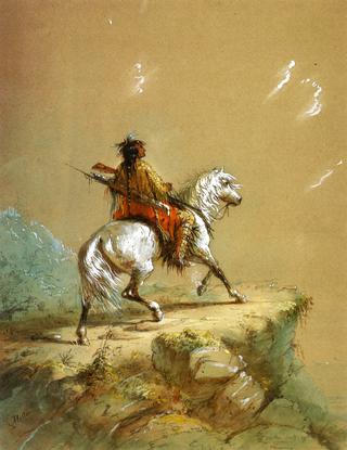 Crow Indian on the Lookout