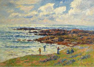 Gathering Seaweed at Nevez