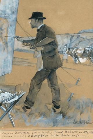 Portrait of Eugene Burnand