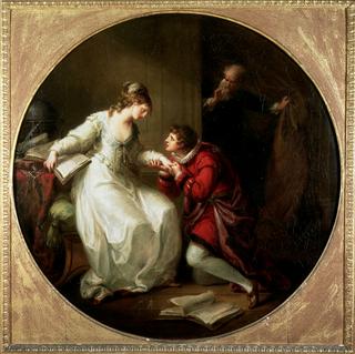 Abelard soliciting the hand of Heloise