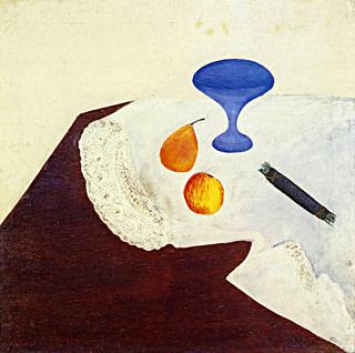 Still Life with Blue Vase