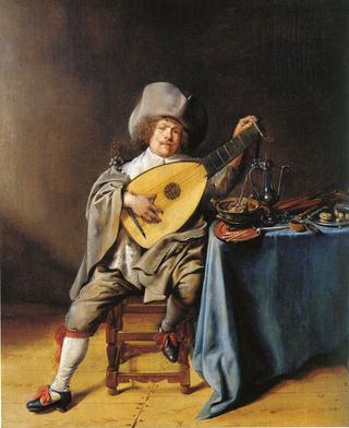 Self-Portrait as a Lute Player