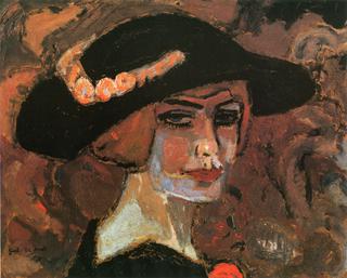 Girl wearing a Hat