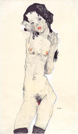 Girl with black hair