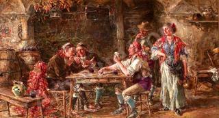 Men Playing Cards