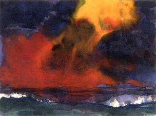 Sea and Stormy Sky