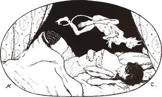 A Sleeping Woman with Devil