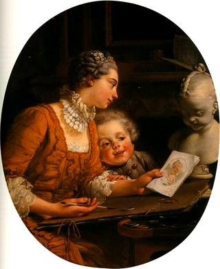 Geneviève Lory and her Son Jean-Noël