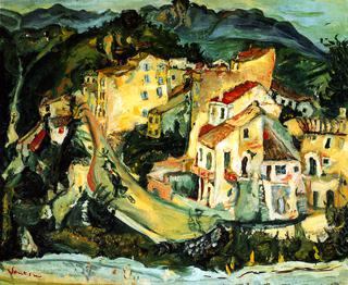 Landscape of Cagnes