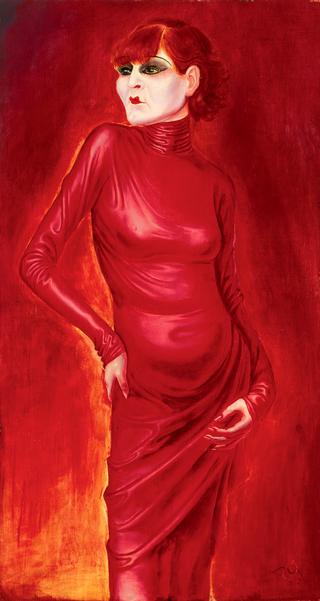 Portrait of the Dancer Anita Berber