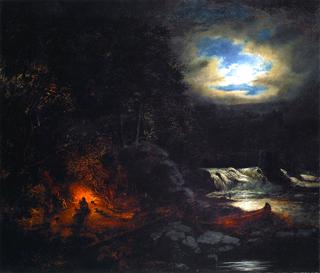 Portage near Falls of Grand'Mere, St. Maurice River