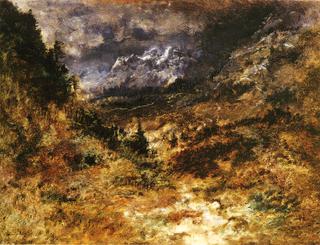 View of the Pyrenees