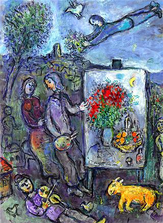The Painter with Easel in Saint-Paul