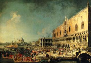Arrival of the French Ambassador at the Doge's Palace