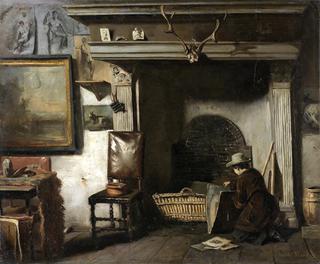 The Workshop of the Haarlem Painter Pieter Frederik van Os, the Teacher of Mauve