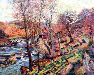 The Bouchardon Mill, Crozant, Spring