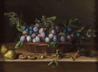 Nature morte aux prunes
