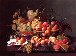 Still Life with Pomegranates