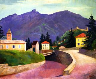Landscape in Ticino near Bellinzona