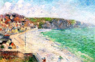 The Beach and Cliffs at Fécamp