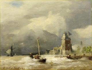 Rough Seas at the Dutch Coast