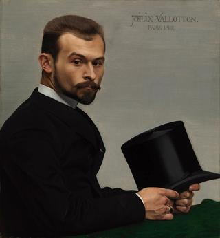 Félix Jasinski Holding His Hat