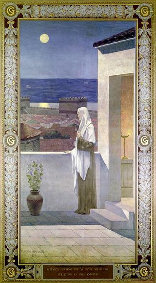 St. Genevieve Watches Over the Sleeping City of Paris