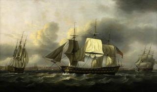 The Earl of Abergavenny East Indiaman, off Southsea