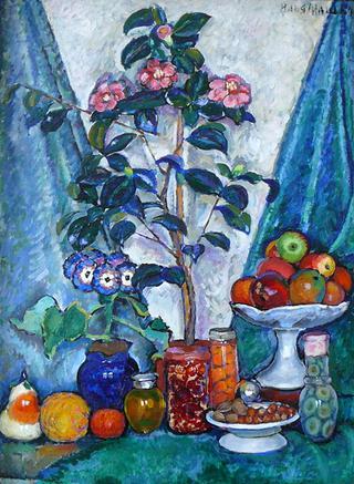 Still Life with Camelias