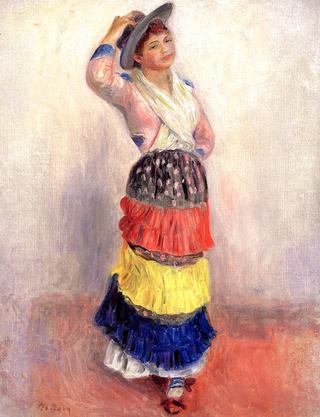 Woman Dancing in an Italian Costume