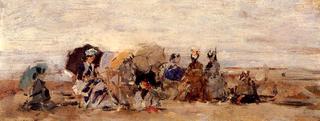 Trouville, Beach Scene