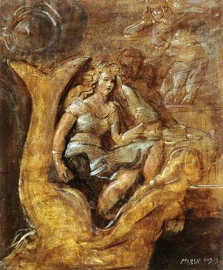 Woman on a Carousel