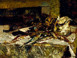 Still Life with Sardines and Sea Urchins