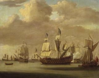 平静：皇家詹姆斯号皇家游艇和其他船只
